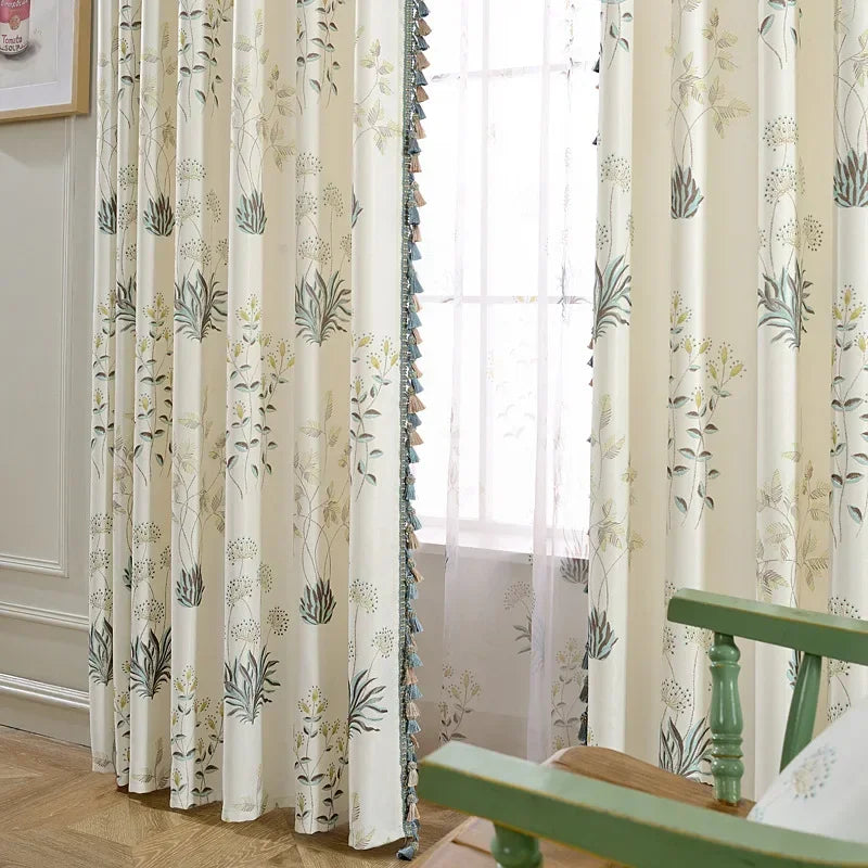 Nordic Printed High-Shading Curtain Panel